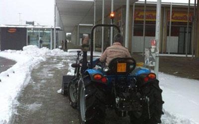 Delve Servizi a Misano: spalatura neve